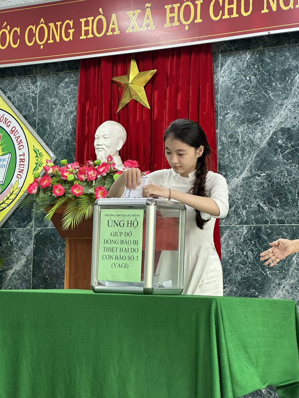 Phát động quyên góp ủng hộ đồng bào miền Bắc bị thiên tai, lũ lụt